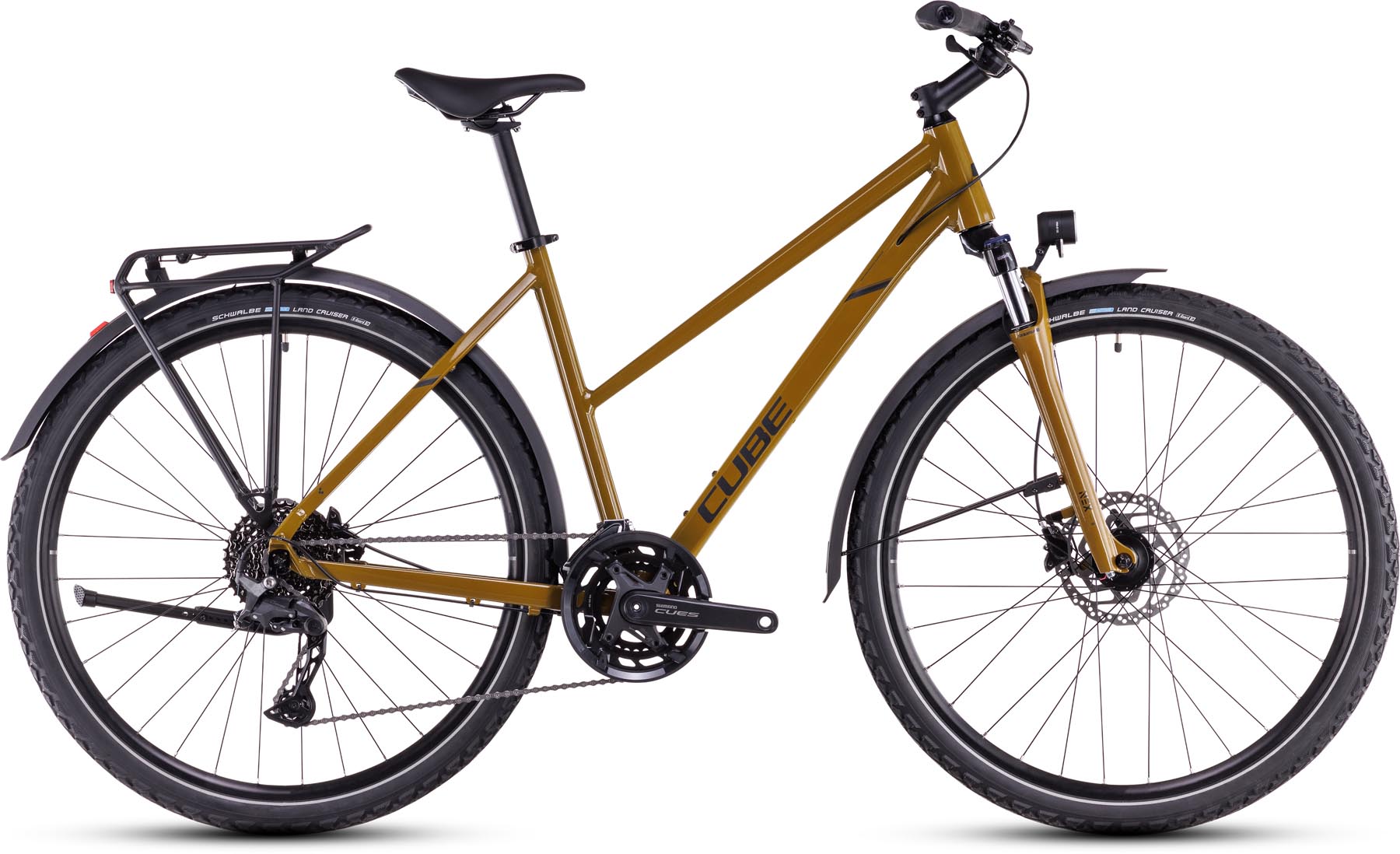 Cube Nature Pro Allroad willowgreen n black 2025 - Crosspyörä Naisten