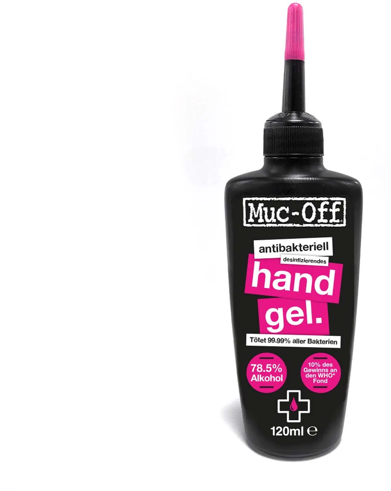 Muc-Off Antibakteerinen desinfioiva käsigeeli 120 ml