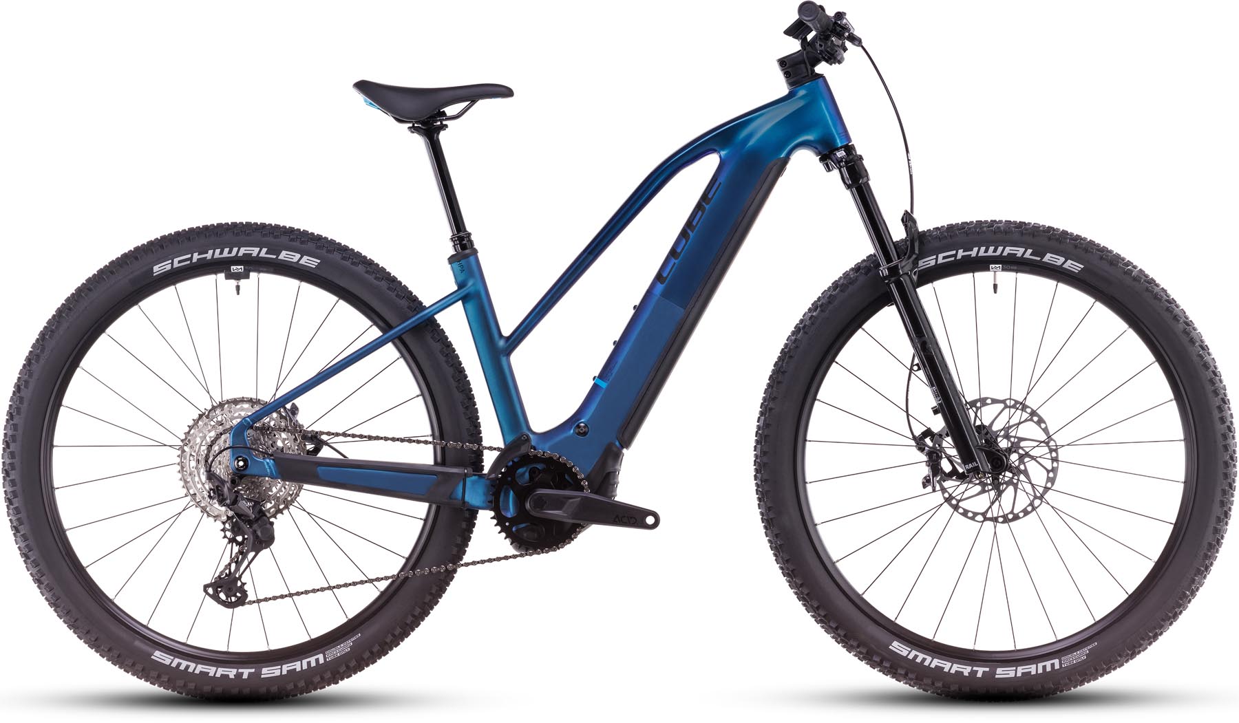 Cube Reaction Hybrid SLX 800 nebula n blue 2025 - Sähköpyörä Hardtail Maastopyörä Naiset