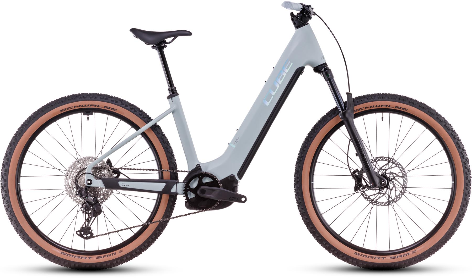 Cube Reaction Hybrid Race 800 desertgreen n prism 2025 - Sähköpyörä Hardtail Maastopyörä Matala pääsy