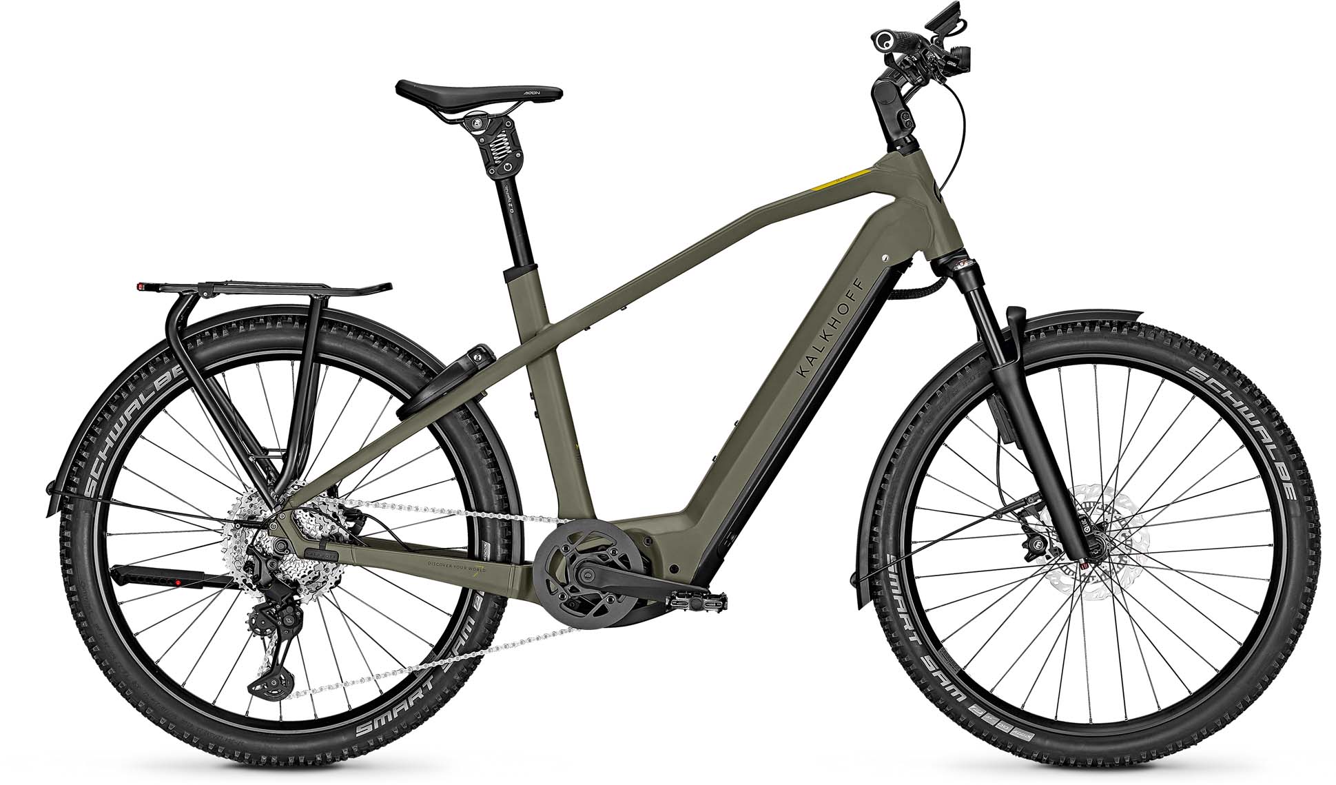 Kalkhoff Entice 7.B Advance+ ABS urbangreen matt 2024 - Sähköpyörä Hardtail Maastopyörä