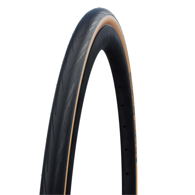 Schwalbe LUGANO 23-622 (700 x 23C) rengas, musta, lanka, 325 g