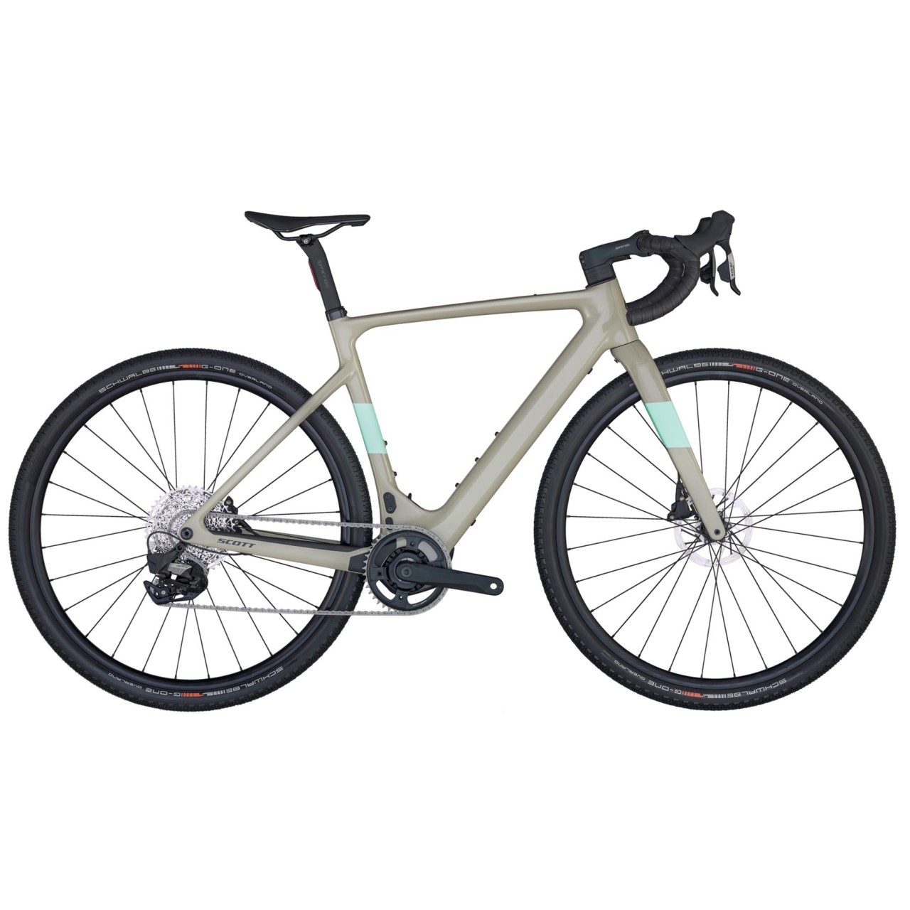 Scott Solace Gravel eRIDE 30 Cloud Beige 2024 - Sähköpyörä Sorapyörä