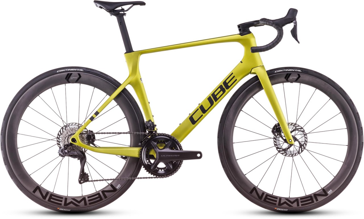 Cube Agree C:62 Race flashlime n black 2025 - Carbon Maantiepyörä