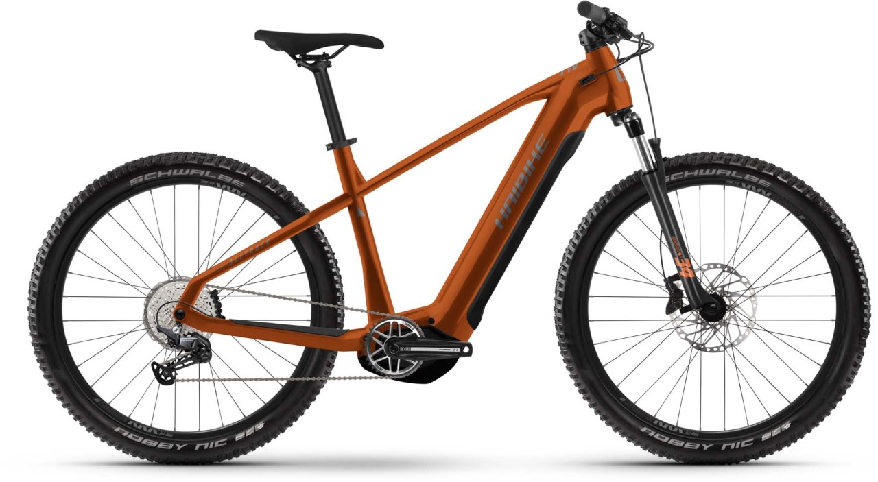 Haibike AllTrack 6 29 papaya/titan gloss 2023 - Sähköpyörä Hardtail Maastopyörä