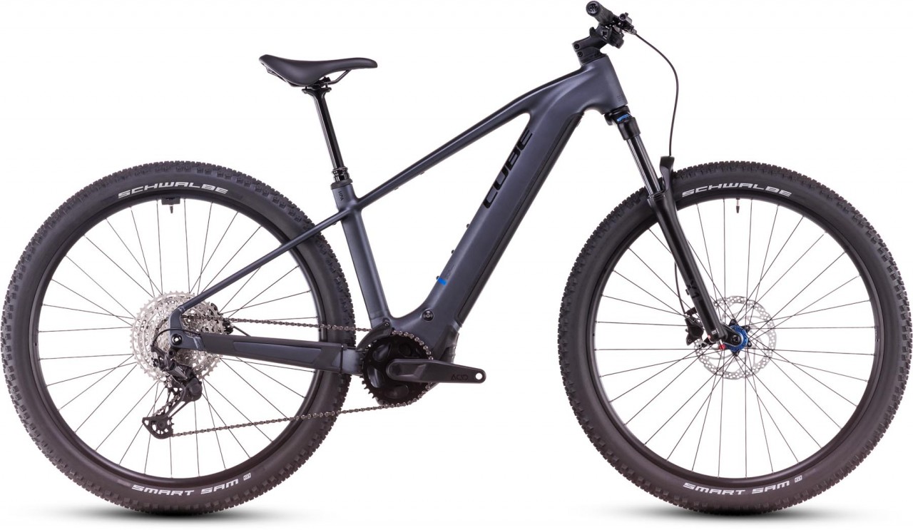 Cube Reaction Hybrid Pro 800 metallicgrey n black 2025 - Sähköpyörä Hardtail Maastopyörä