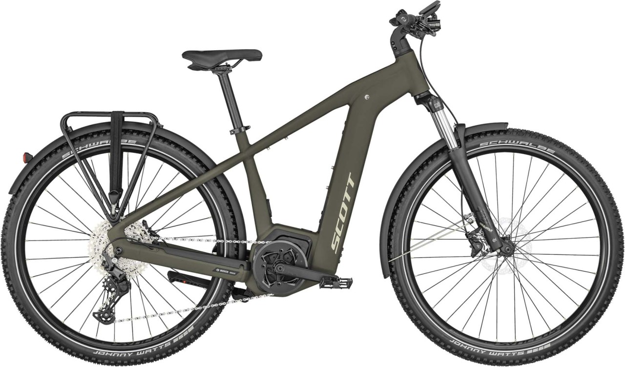 Scott Axis eRIDE 30 Men Warm Grey 2023 - Sähköpyörä Hardtail Maastopyörä Trekking Pyörä