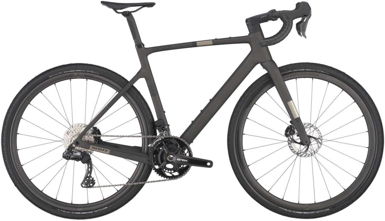 Scott Addict Gravel 10 carbon black 2025 - Sorapyörä