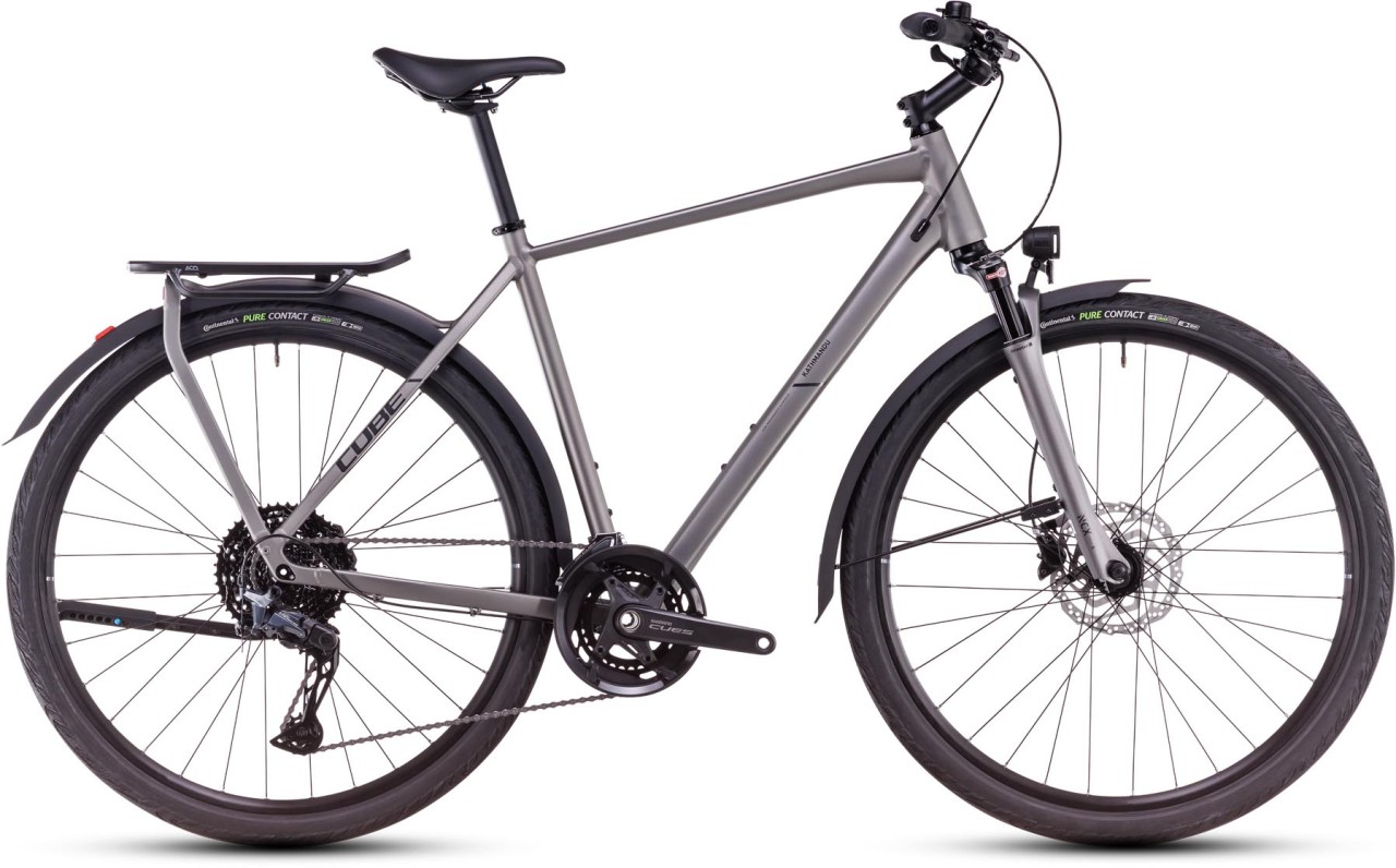 Cube Kathmandu EXC grey n black 2025 - Trekking Pyörä Miesten