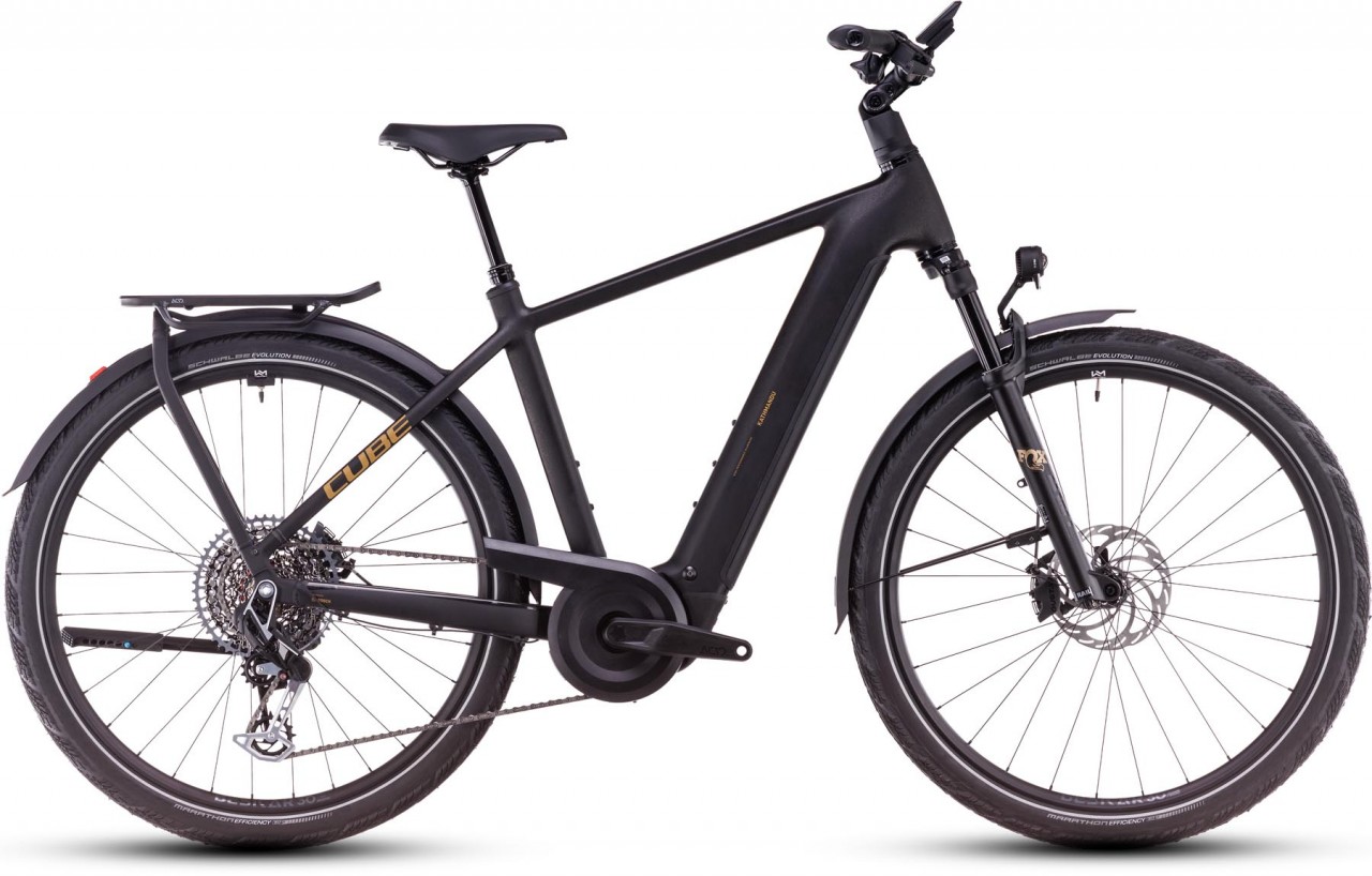 Cube Kathmandu Hybrid SLT 800 golddust n black 2025 - Sähköpyörä Trekking Pyörä Miesten