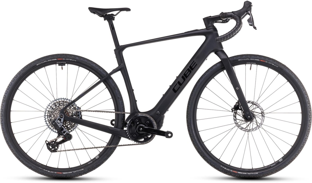 Cube Nuroad Hybrid C:62 SLX 400X carbon n glossy 2025 - Sähköpyörä Sorapyörä