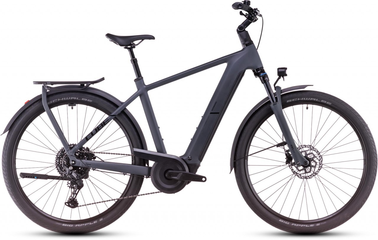 Cube Kathmandu Hybrid ONE 800 shadowgrey n black 2025 - Sähköpyörä Trekking Pyörä Miesten