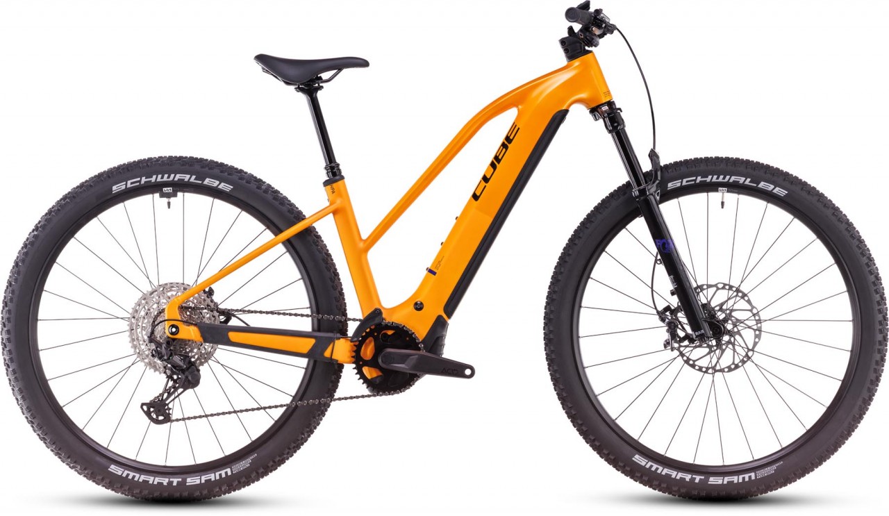 Cube Reaction Hybrid SLX 800 spectraorange n violet 2025 - Sähköpyörä Hardtail Maastopyörä Naiset