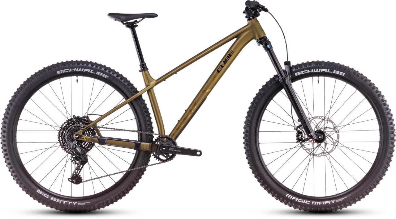 Cube Reaction TM ONE goldenlime n black 2025 - Hardtail Maastopyörä