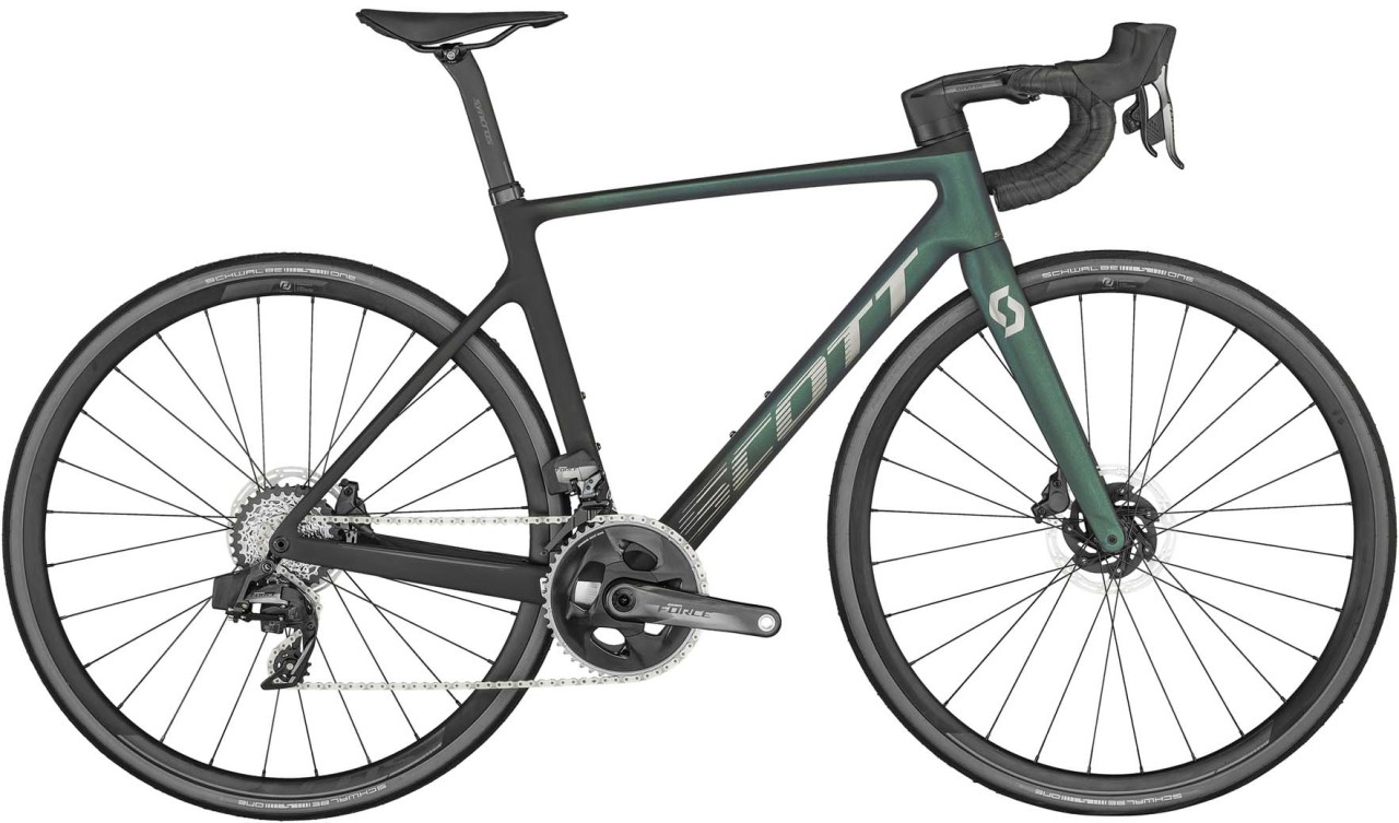 Scott Addict RC 20 Prism Aqua Blue 2023 - Carbon Maantiepyörä Miesten