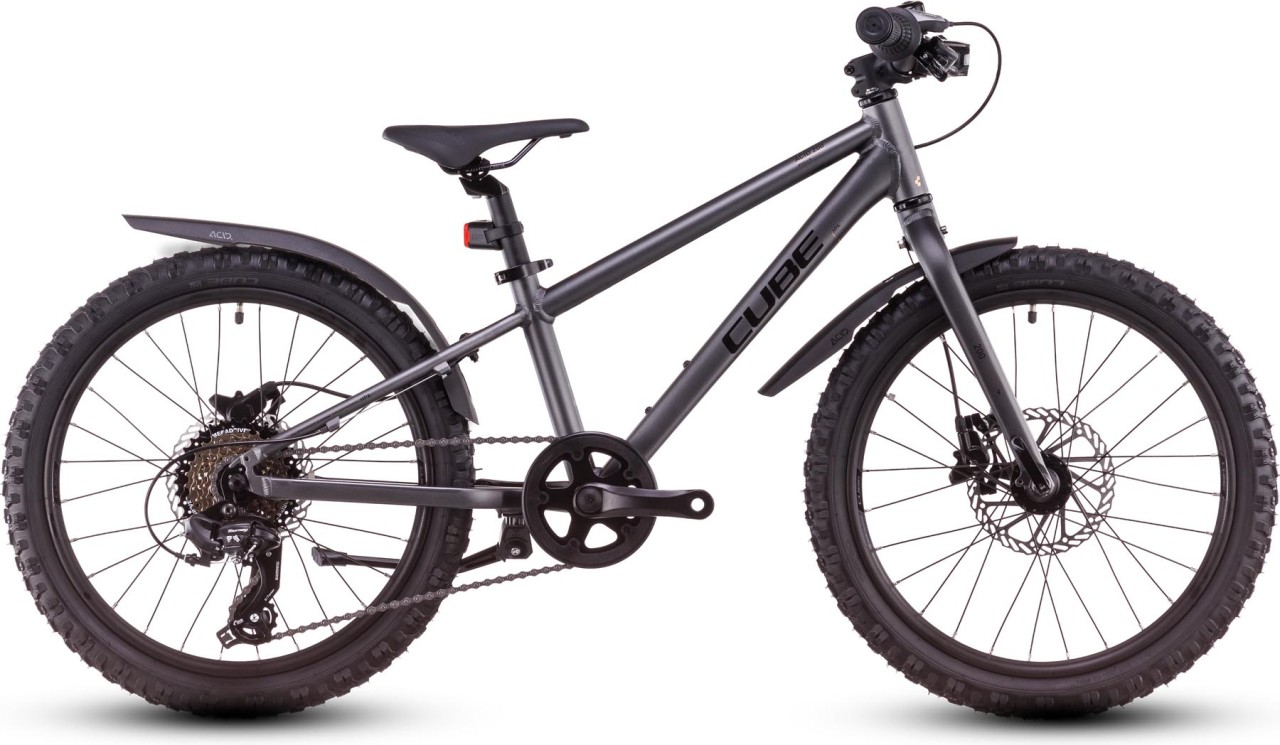 Cube Acid 200 Disc Allroad grey n flash 2025 - Lasten Pyörä 20 tuumaa