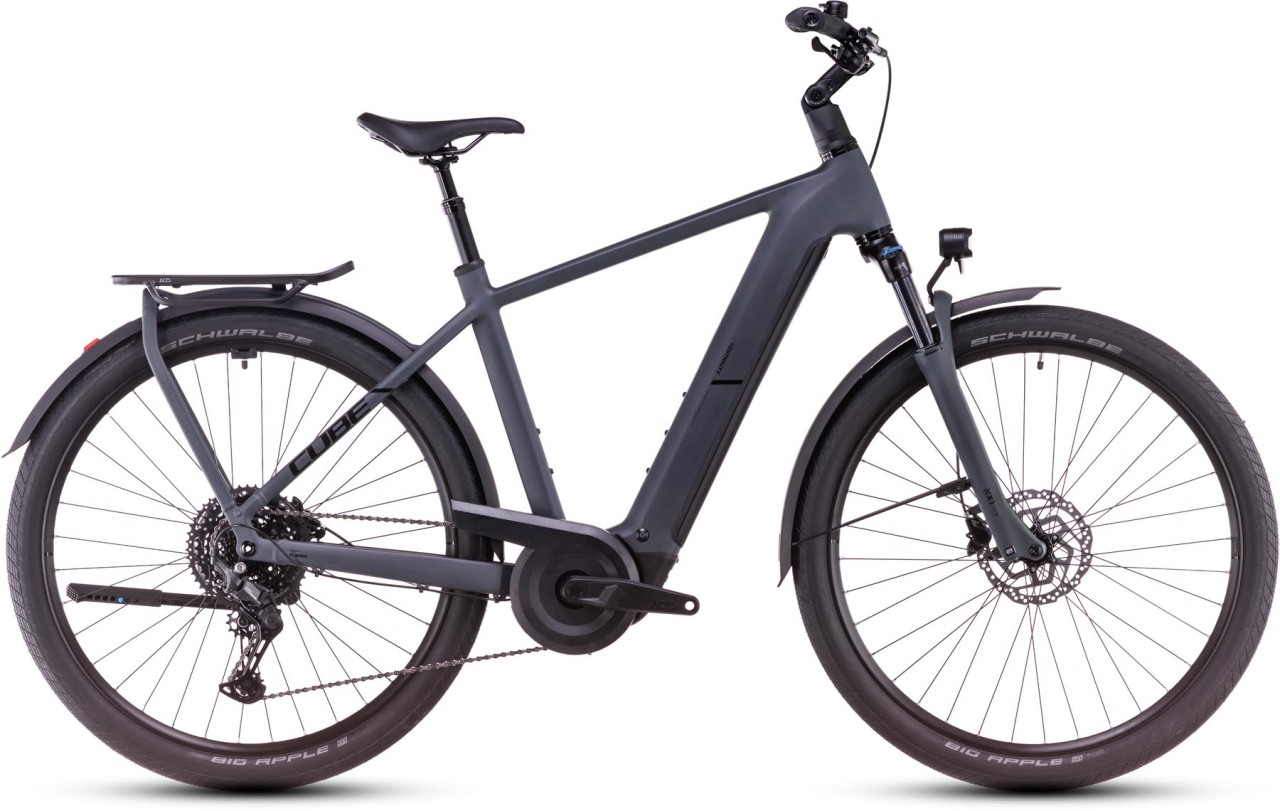 Cube Kathmandu Hybrid ONE shadowgrey n black - Sähköpyörä Trekking Pyörä Miesten