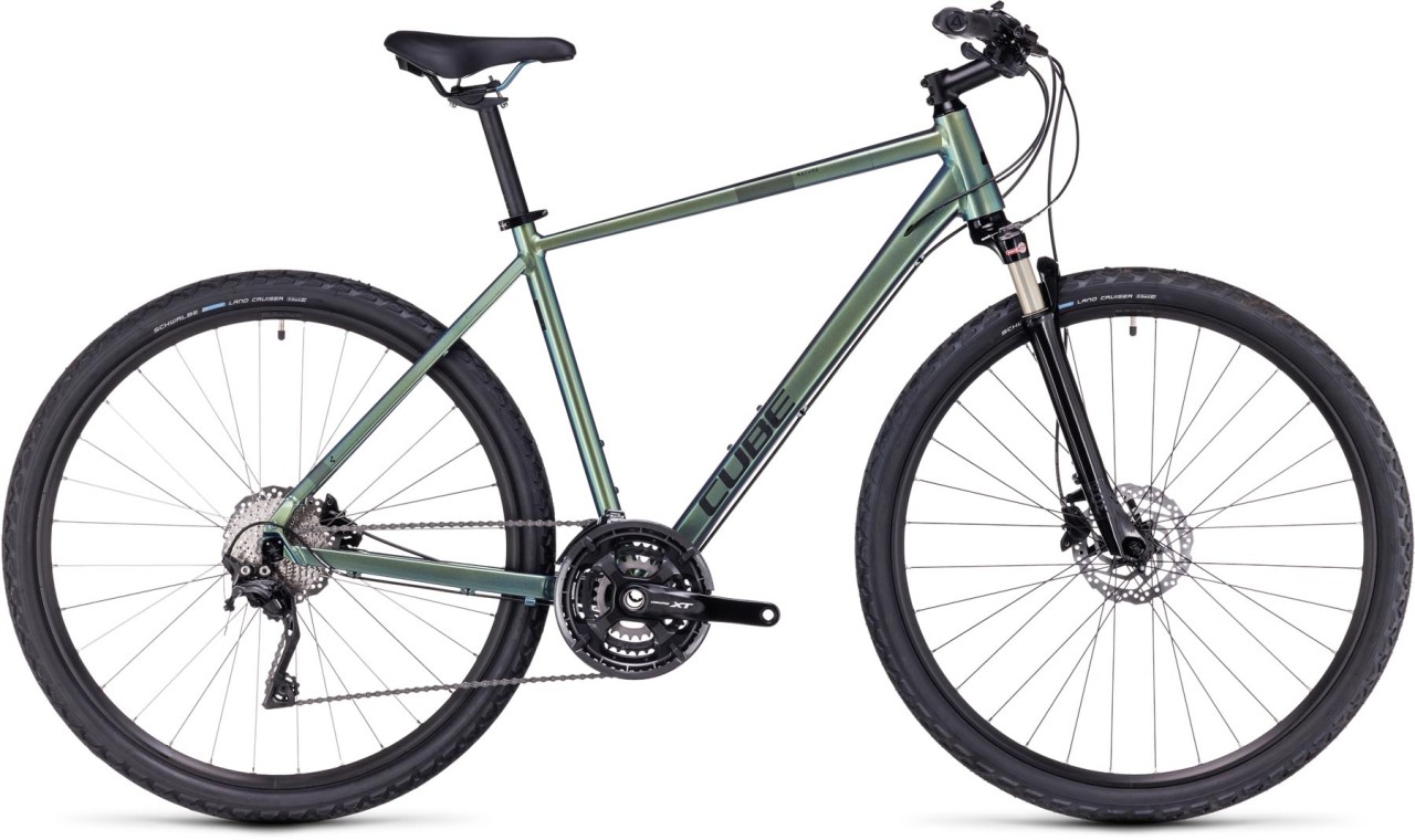 Cube Nature EXC verde n black 2024 - Crosspyörä Miesten