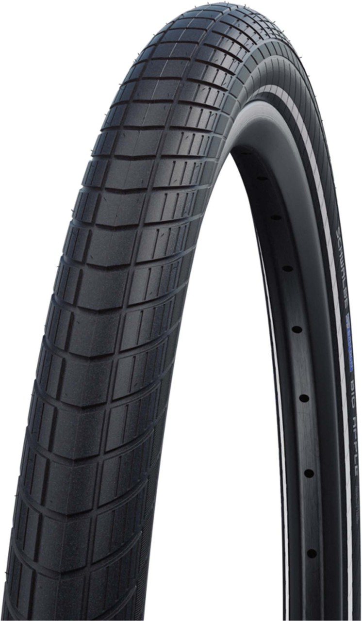 Schwalbe Renkaat Big Apple 50-406 20" x 2.00, Musta-Reflexi