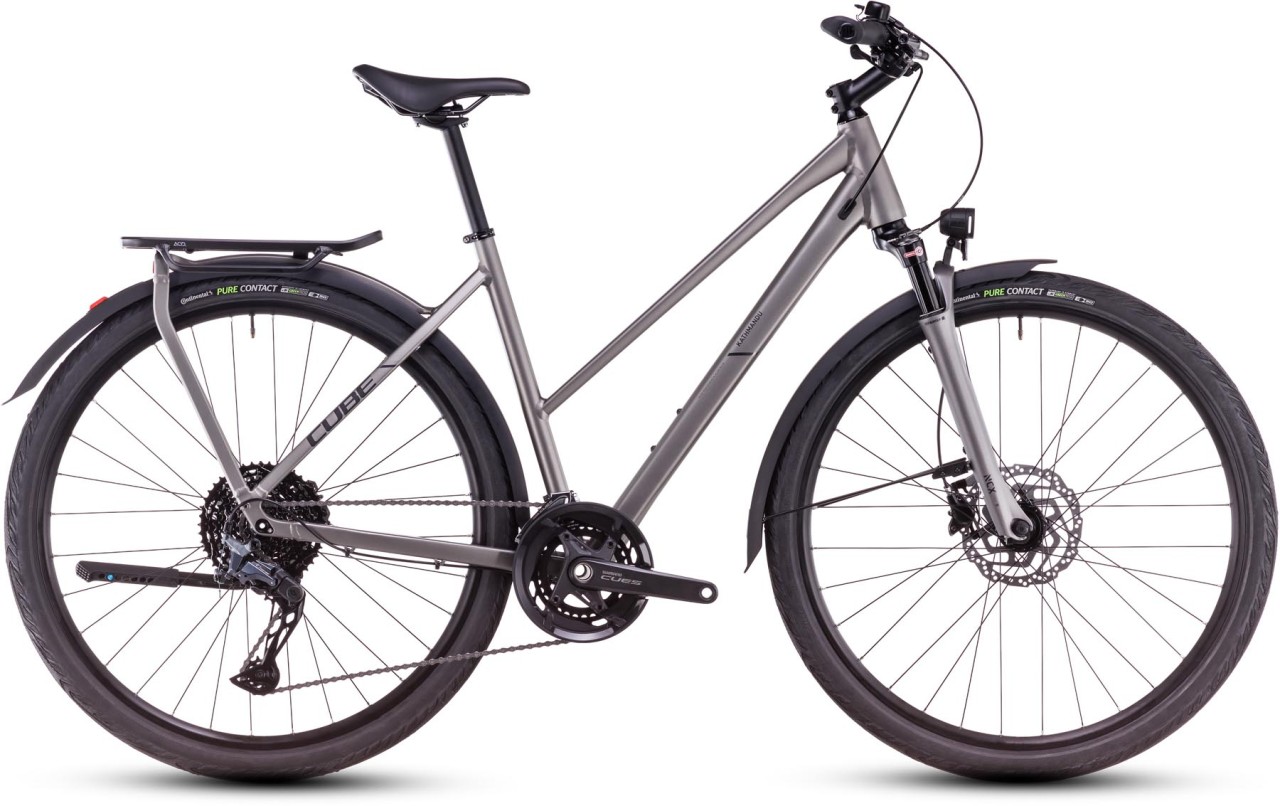 Cube Kathmandu EXC grey n black 2025 - Trekking Pyörä Naisten