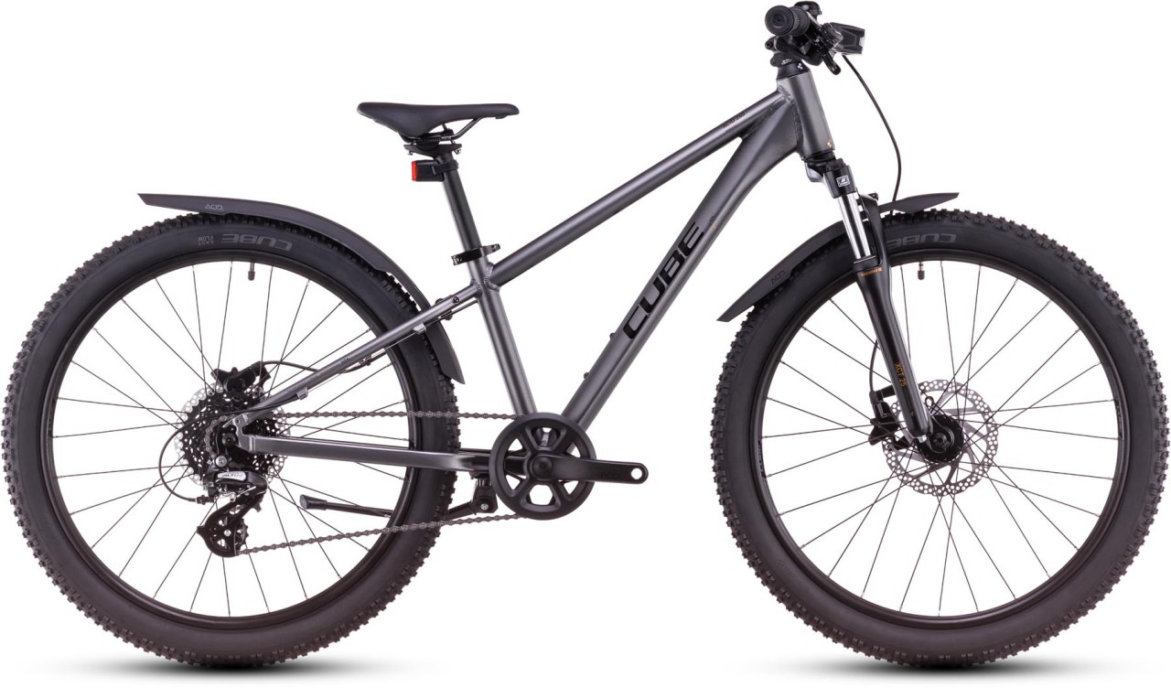 Cube Acid 240 Disc Allroad grey n flash 2025 - Lasten Pyörä 24 tuumaa