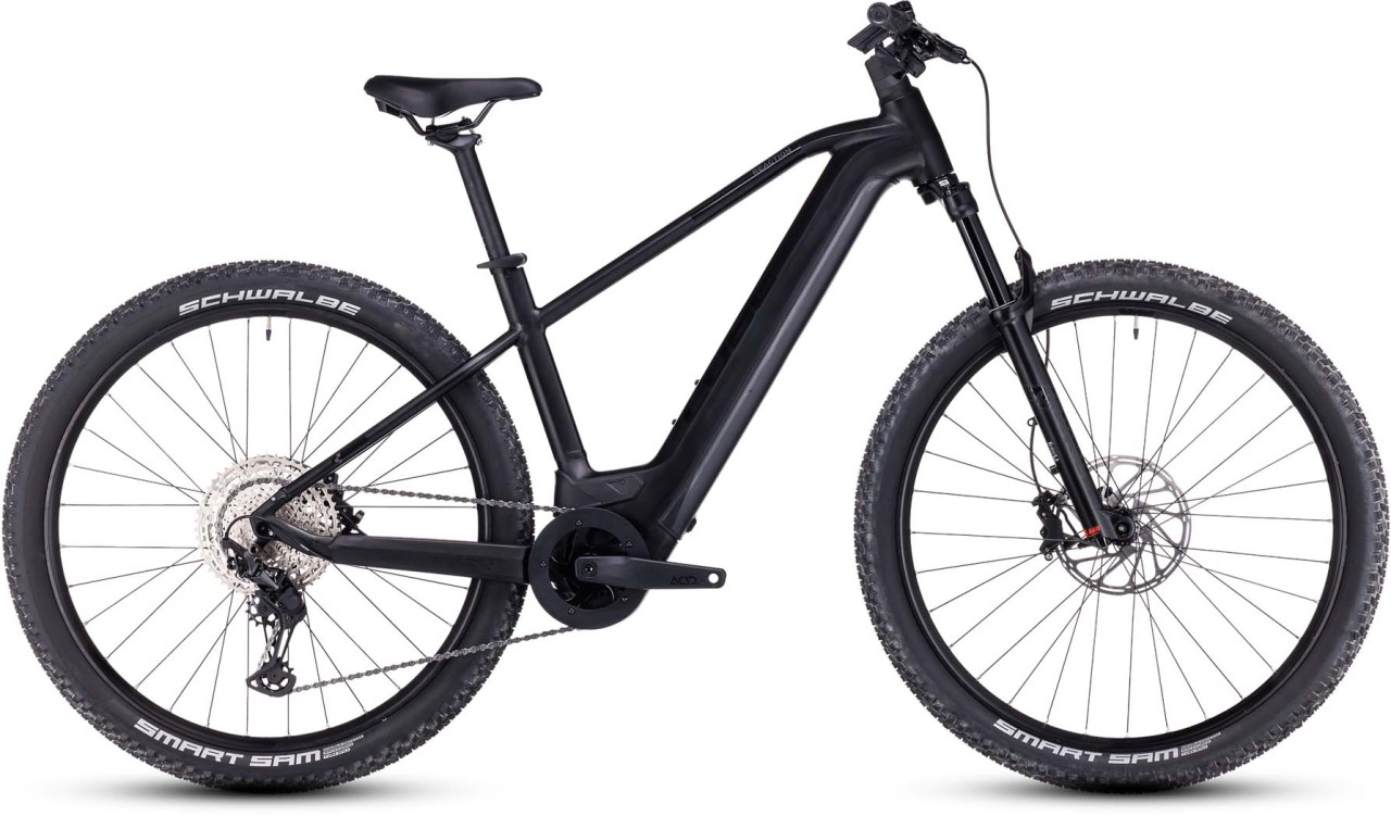 Cube Reaction Hybrid SLX 750 black n reflex 2023 - Sähköpyörä Hardtail Maastopyörä