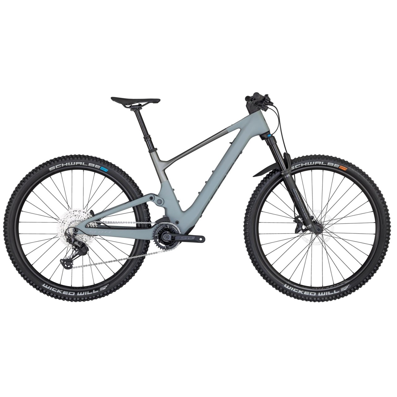 Scott Lumen eRIDE 910 Shark Grey 2024 - Sähköpyörä Täysjousitetut Maastopyörä