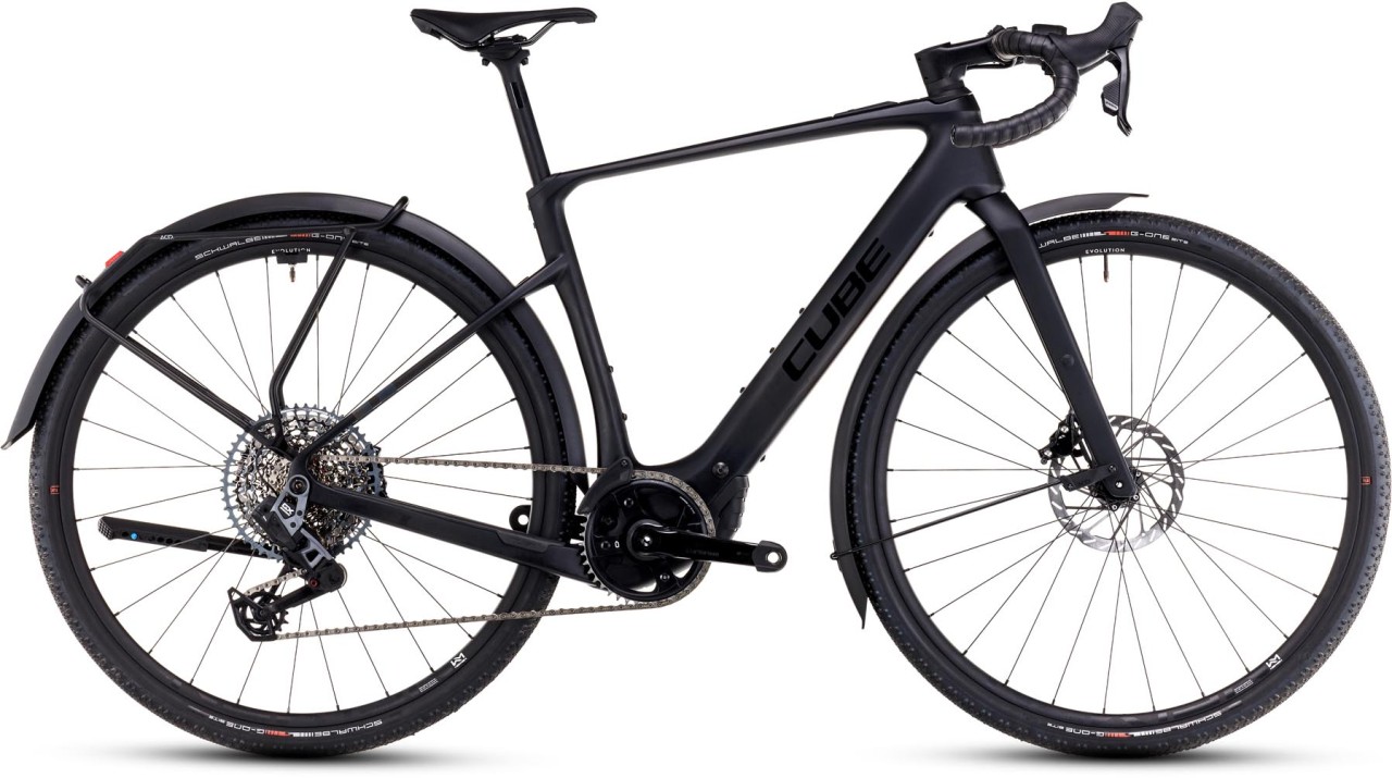 Cube Nuroad Hybrid C:62 SLX FE 400X carbon n glossy 2025 - Sähköpyörä Sorapyörä