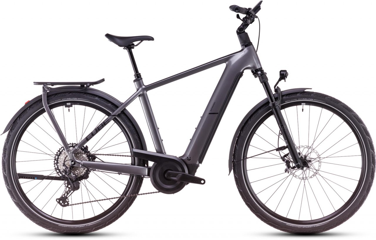 Cube Kathmandu Hybrid SLX 800 graphite n black 2025 - Sähköpyörä Trekking Pyörä Miesten