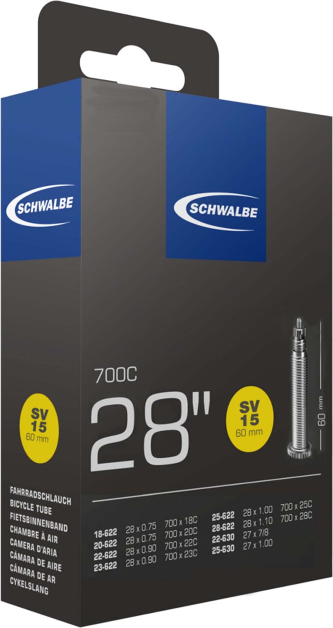 Schwalbe Letku nro 15 SV 60 mm (18-28x622-630)