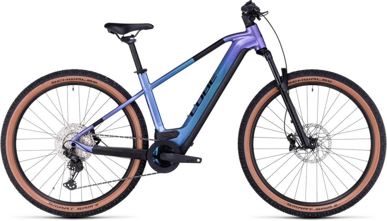 Cube Reaction Hybrid Race 625 switchblue n black 2024 - Sähköpyörä Hardtail Maastopyörä