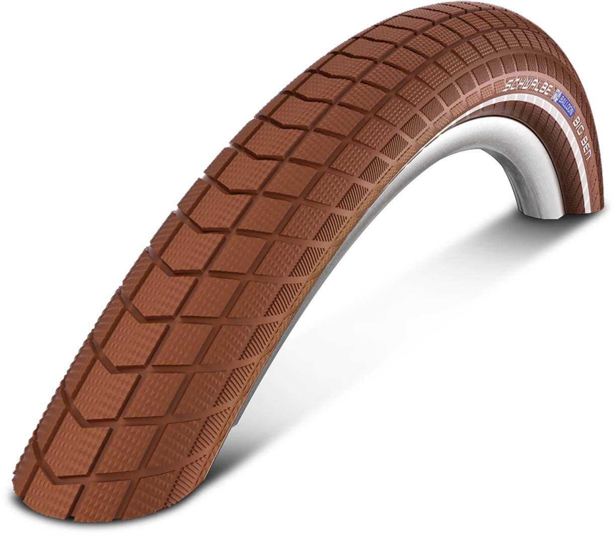 Schwalbe g>1, 50 ruskea / Reflex renkaat