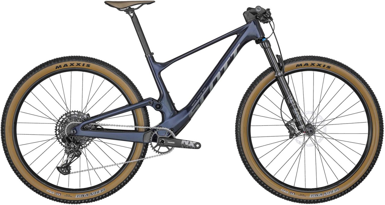 Scott Spark RC Comp Dark Stellar Blue 2023 - Täysjousitetut Maastopyörä