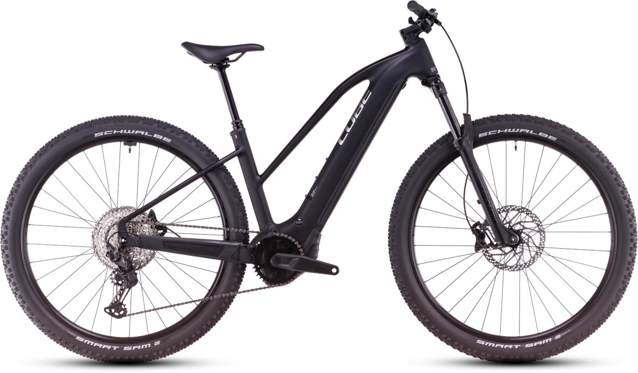 Cube Reaction Hybrid Race black n metal - Sähköpyörä Hardtail Maastopyörä Naiset