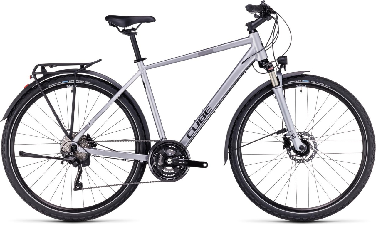 Cube Nature EXC Allroad polarsilver n black 2024 - Crossrad Herren