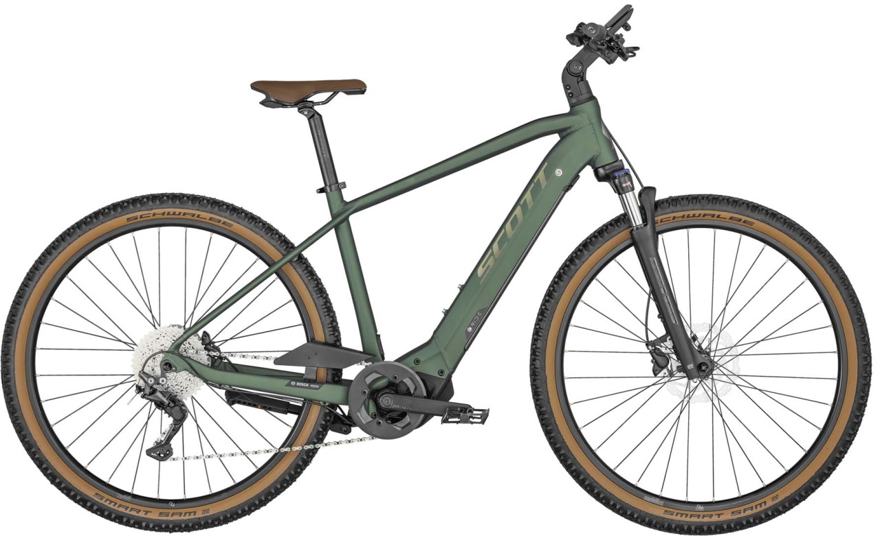 Scott Sub Cross eRIDE 10 Men Malachite Green 2023 - E-Bike Crosspyörä Miesten