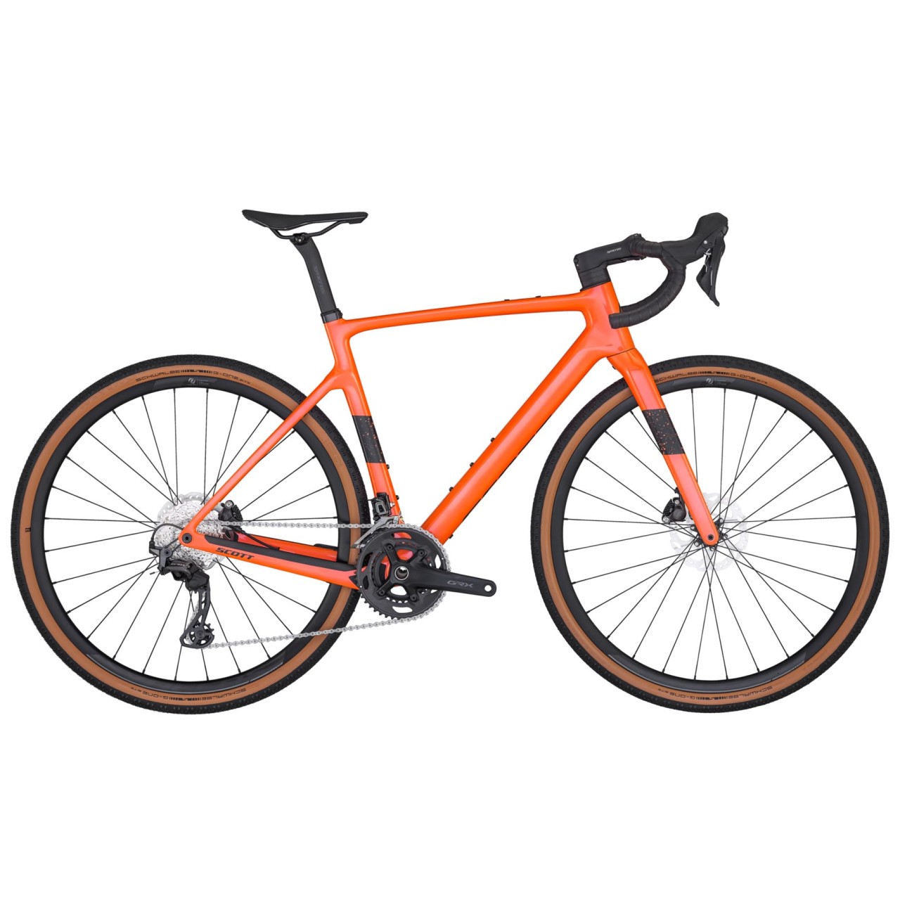 Scott Addict Gravel 40 Acid Orange 2024 - Sorapyörä