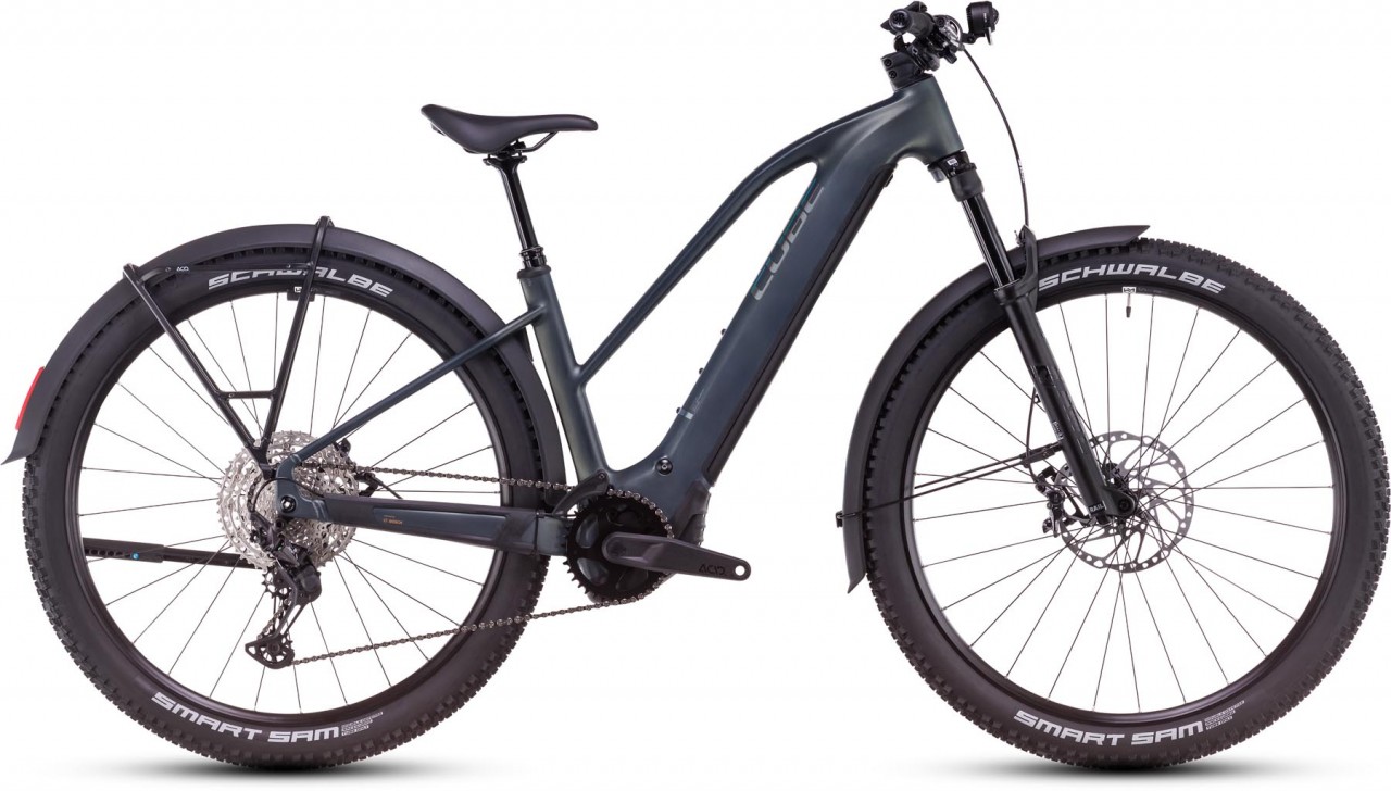 Cube Reaction Hybrid SLX Allroad 800 sagebrushgreen n prism 2025 - Sähköpyörä Hardtail Maastopyörä Naiset