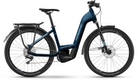 Haibike Trekking 8 Gloss Roy / Blue Met / Silver 2023 - Sähköpyörä Trekking Pyörä Matala pääsy