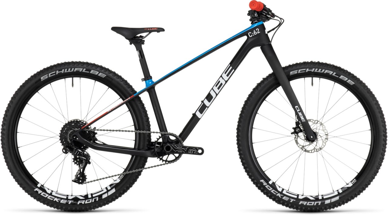 Cube Elite 240 C:62 SLX carbon n blue n red 2024 - Kinderrad 24 Zoll