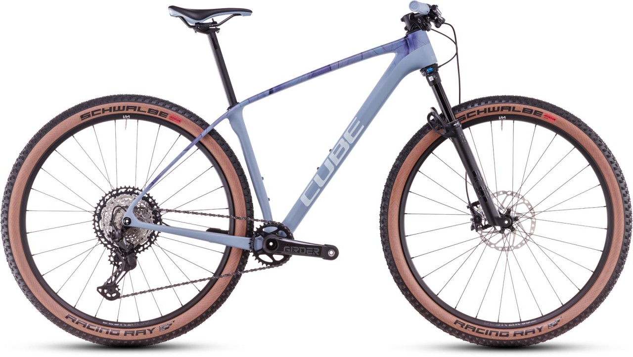 Cube Reaction C:62 Race pigeonblue n art 2025 - Hardtail Maastopyörä