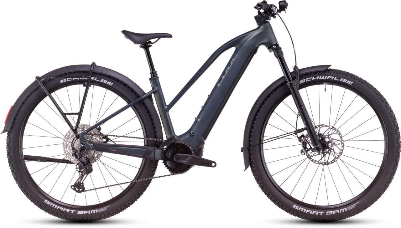 Cube Reaction Hybrid SLX Allroad sagebrushgreen n prism - Sähköpyörä Hardtail Maastopyörä Naiset