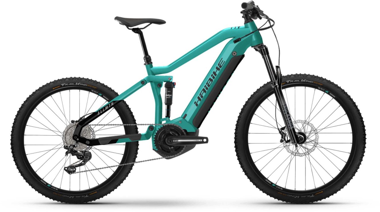 Haibike AllMtn 1 i630Wh aquamarine/black 2022 - Sähköpyörä Täysjousitetut Maastopyörä