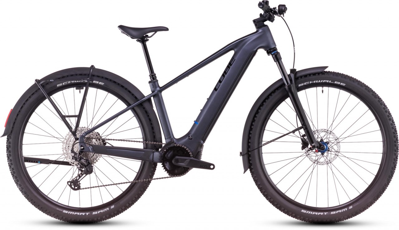 Cube Reaction Hybrid Pro Allroad 800 metallicgrey n black 2025 - Sähköpyörä Hardtail Maastopyörä